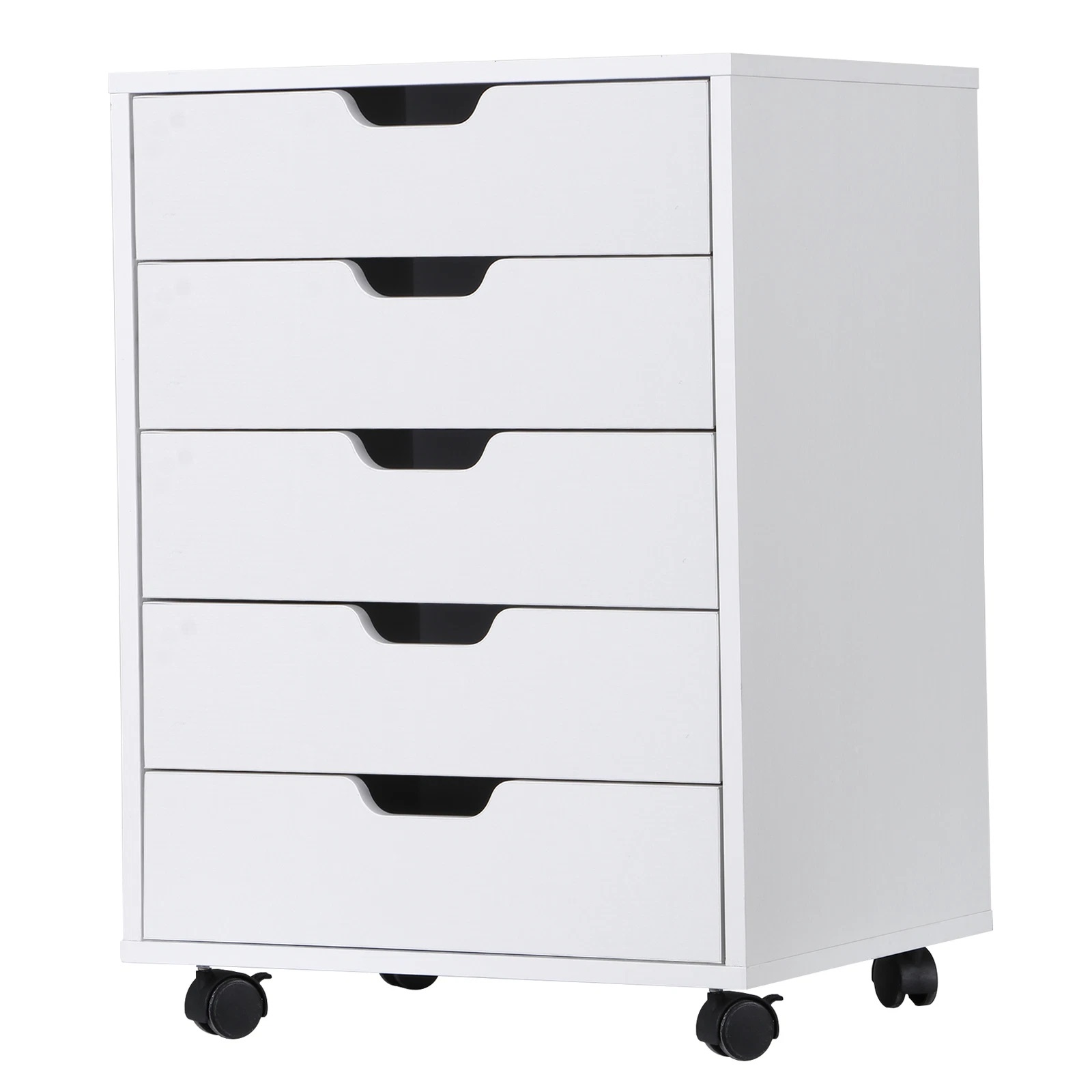 Office Furniture Modern - 5 Drawer Dresser Modern Wood Chest