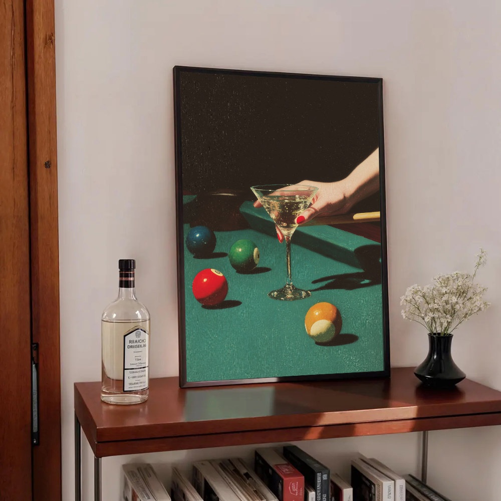 1pc Vintage Billiards Cocktail - Office Furniture Modern บทวิจารณ์และราคา