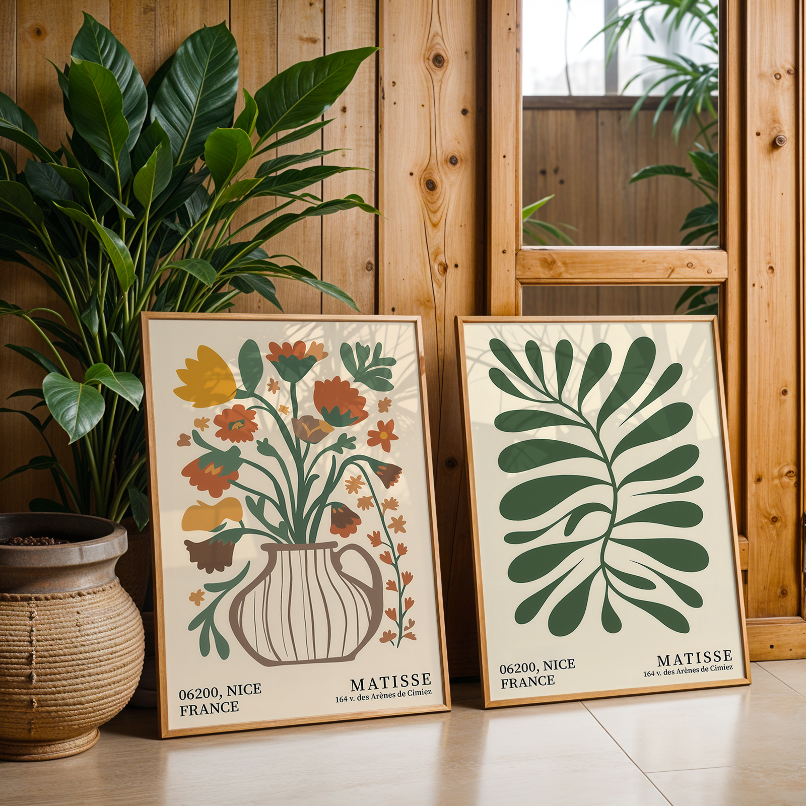 2pcs Green Bohemian Floral Can - Office Furniture Modern บทวิจารณ์และราคา