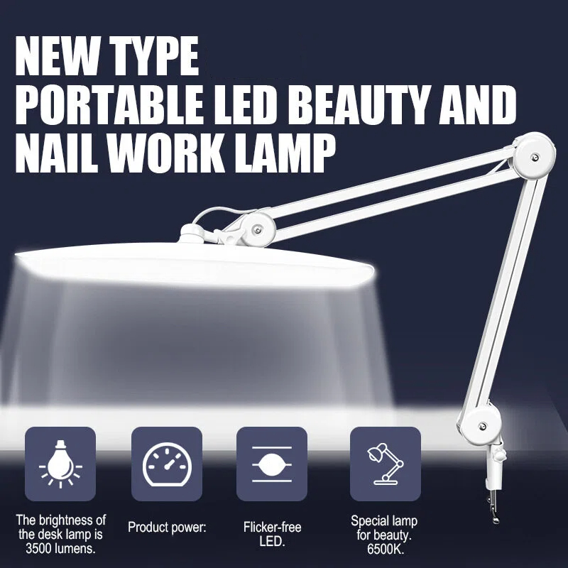 24W LED Desk Lamp with Clam 19 - Office Furniture Modern บทวิจารณ์และราคา