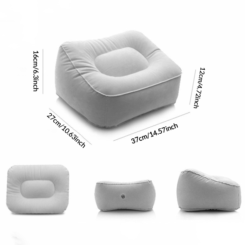 1pc Inflatable Foot Rest Pillo - Office Footrest Cushion บทวิจารณ์และราคา