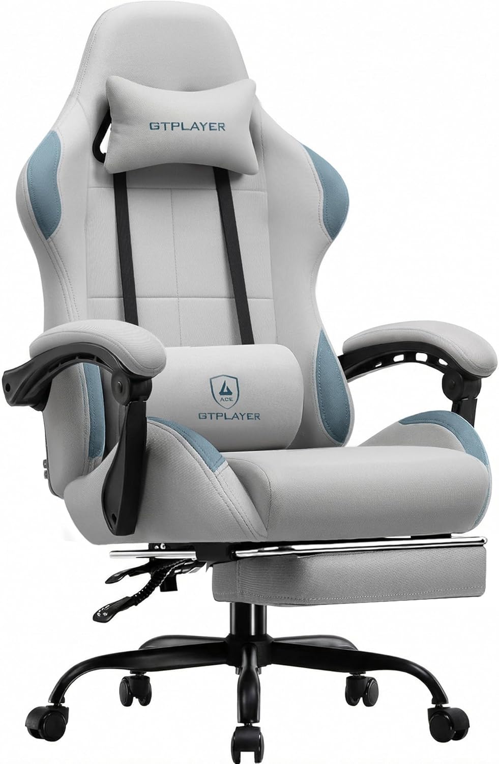 Gaming Chair Fabric with Pocke - Office Footrest Cushion บทวิจารณ์และราคา