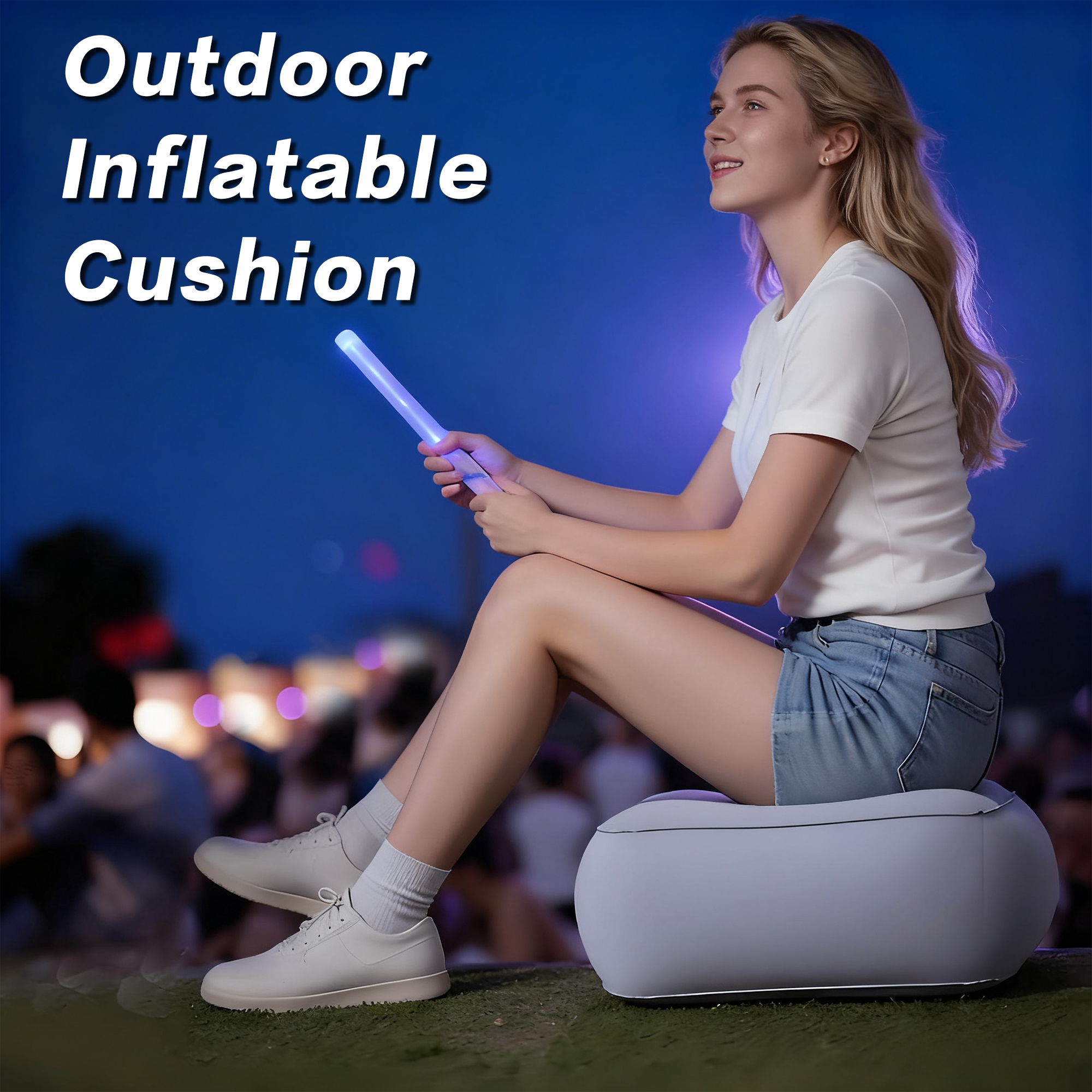 Inflatable Foot Rest Pillow fo - Office Footrest Cushion บทวิจารณ์และราคา