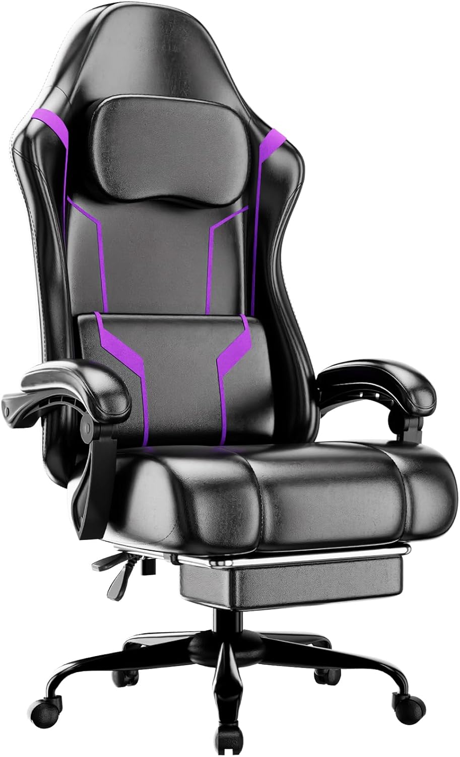 Ergonomic Gaming Chair with Po - Office Footrest Cushion บทวิจารณ์และราคา