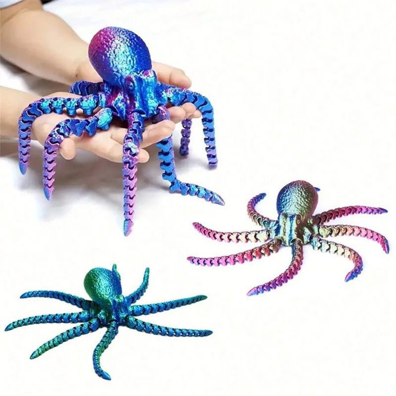 3D Printed Octopus Figurine -  - Office Furniture Brand บทวิจารณ์และราคา