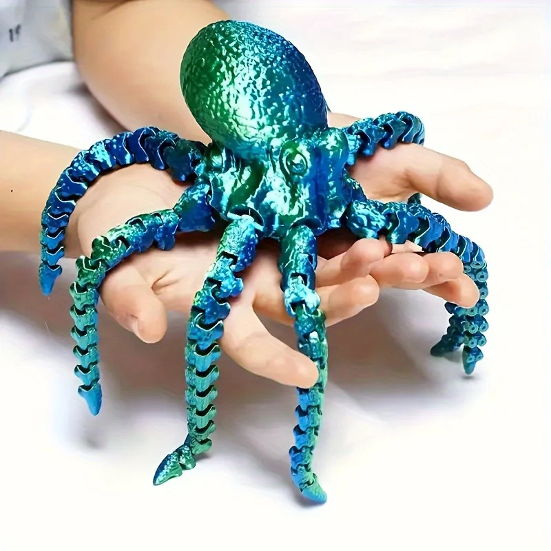 3D Printed Octopus Figurine -  - Office Furniture Brand บทวิจารณ์และราคา