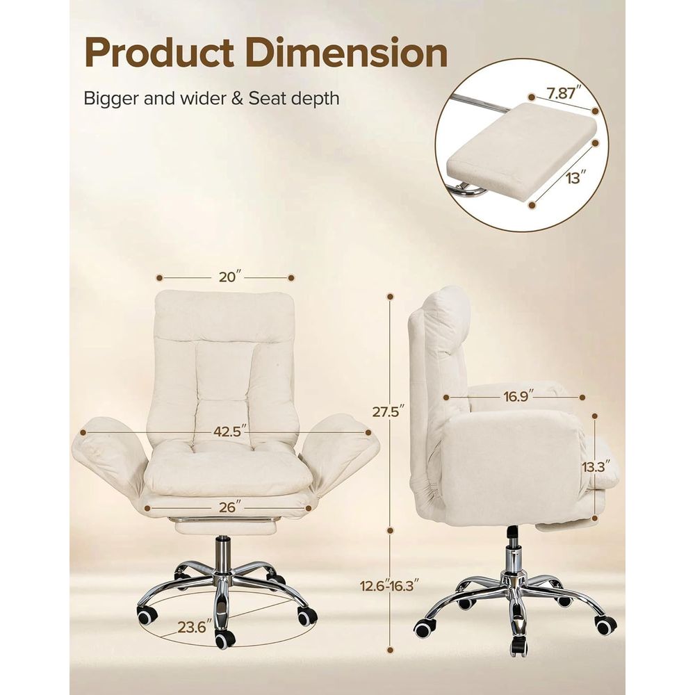 Ergonomic Extra-Wide Office Ch - Office Footrest Cushion บทวิจารณ์และราคา