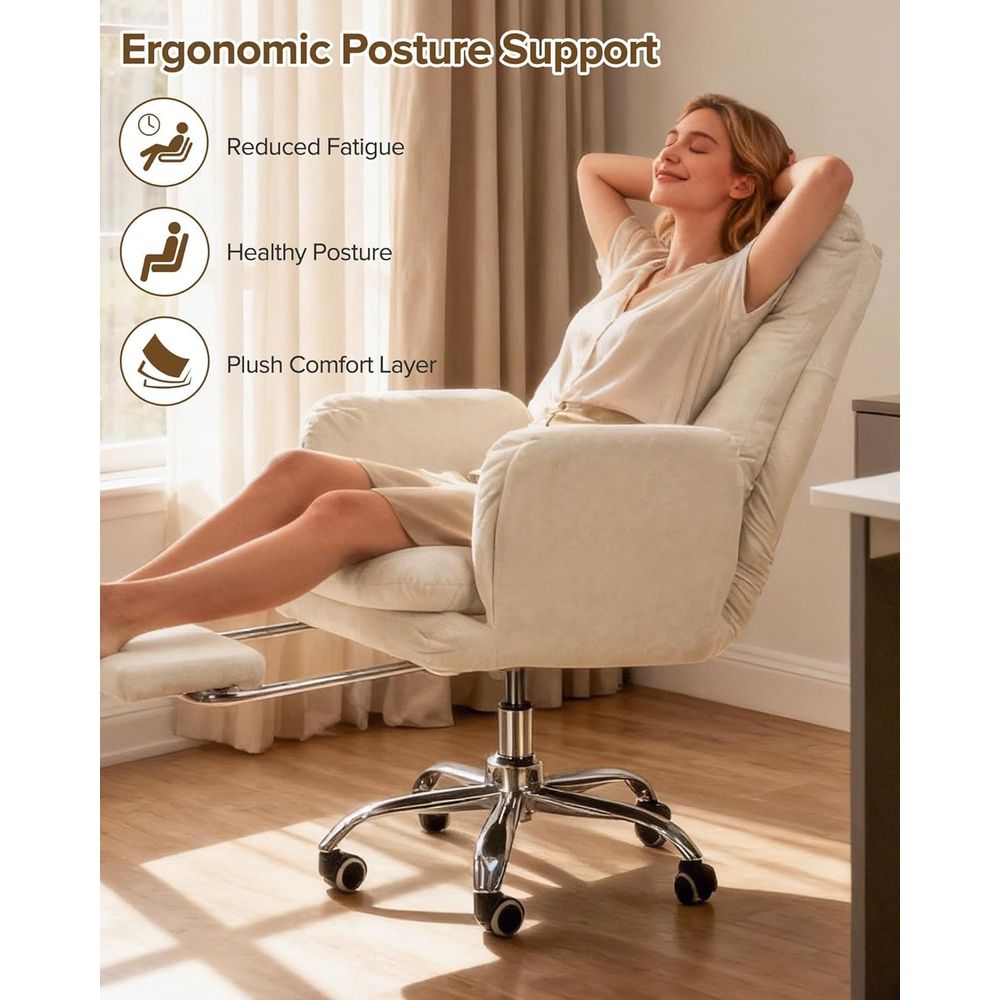 Ergonomic Extra-Wide Office Ch - Office Footrest Cushion บทวิจารณ์และราคา