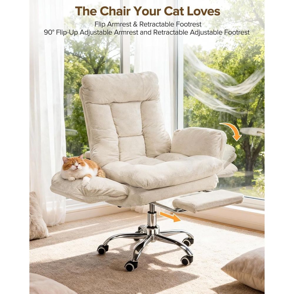Ergonomic Extra-Wide Office Ch - Office Footrest Cushion บทวิจารณ์และราคา