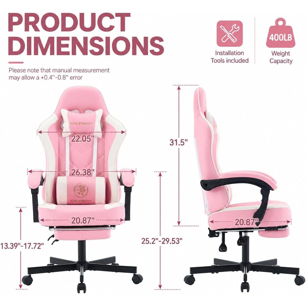 Ergonomic High-Back Computer C - Office Footrest Cushion บทวิจารณ์และราคา