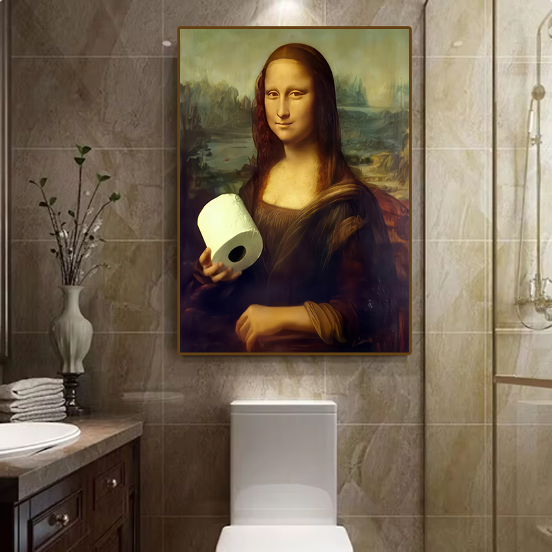 1pc Funny Abstract Bathroom To - Office Furniture Modern บทวิจารณ์และราคา
