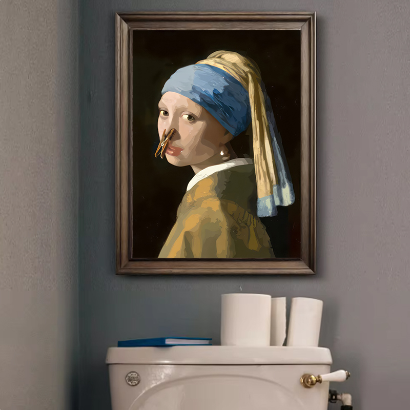 1pc Funny Abstract Bathroom To - Office Furniture Modern บทวิจารณ์และราคา