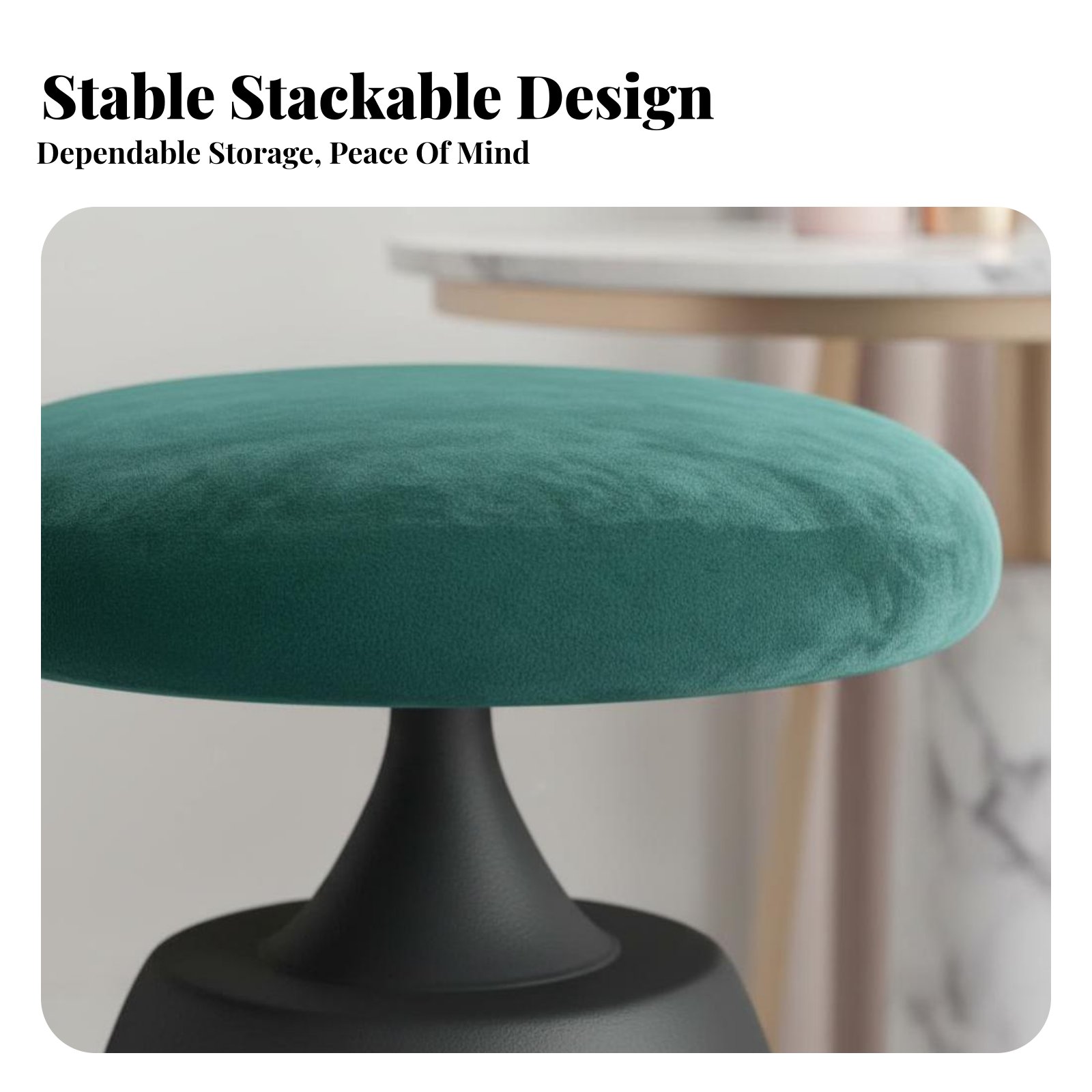 Round Upholstered Pouf Light L - Office Furniture Modern บทวิจารณ์และราคา