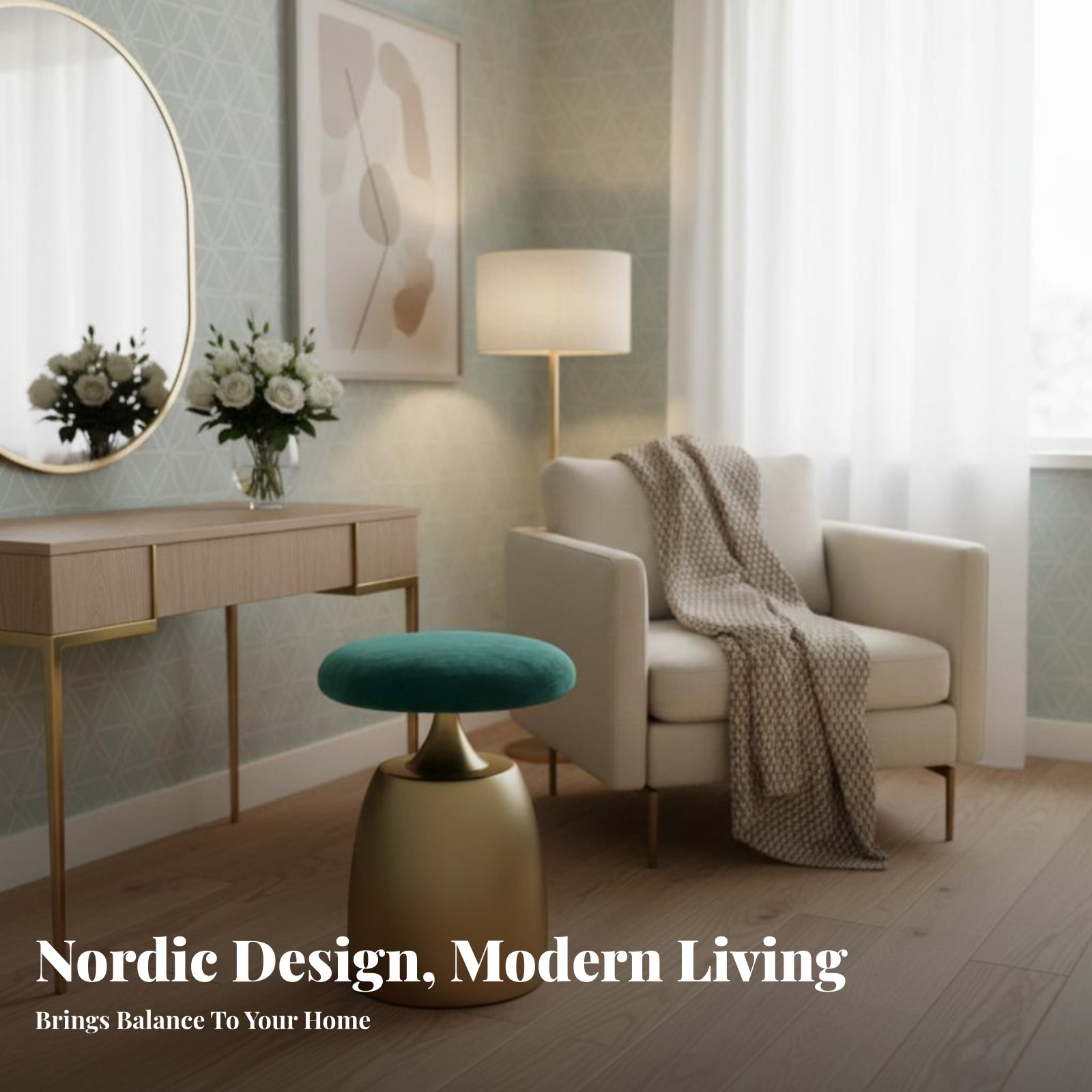 Round Upholstered Pouf Light L - Office Furniture Modern บทวิจารณ์และราคา