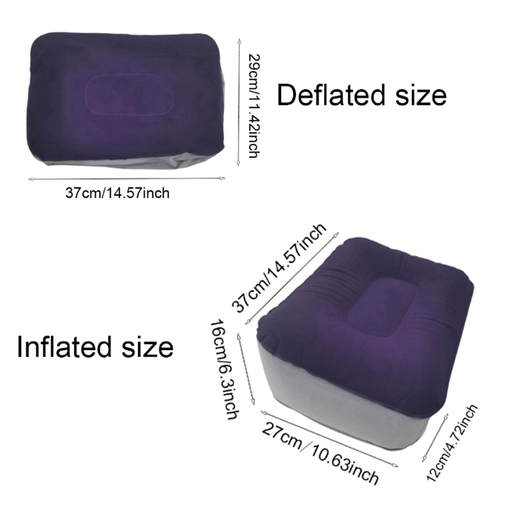 Inflatable Footrest Pillow PVC - Office Footrest Cushion บทวิจารณ์และราคา