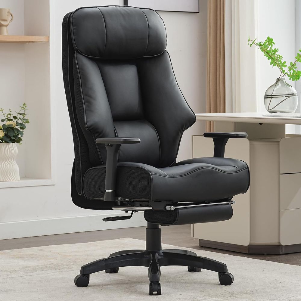 High-Back Ergonomic Office Cha - Office Footrest Cushion บทวิจารณ์และราคา