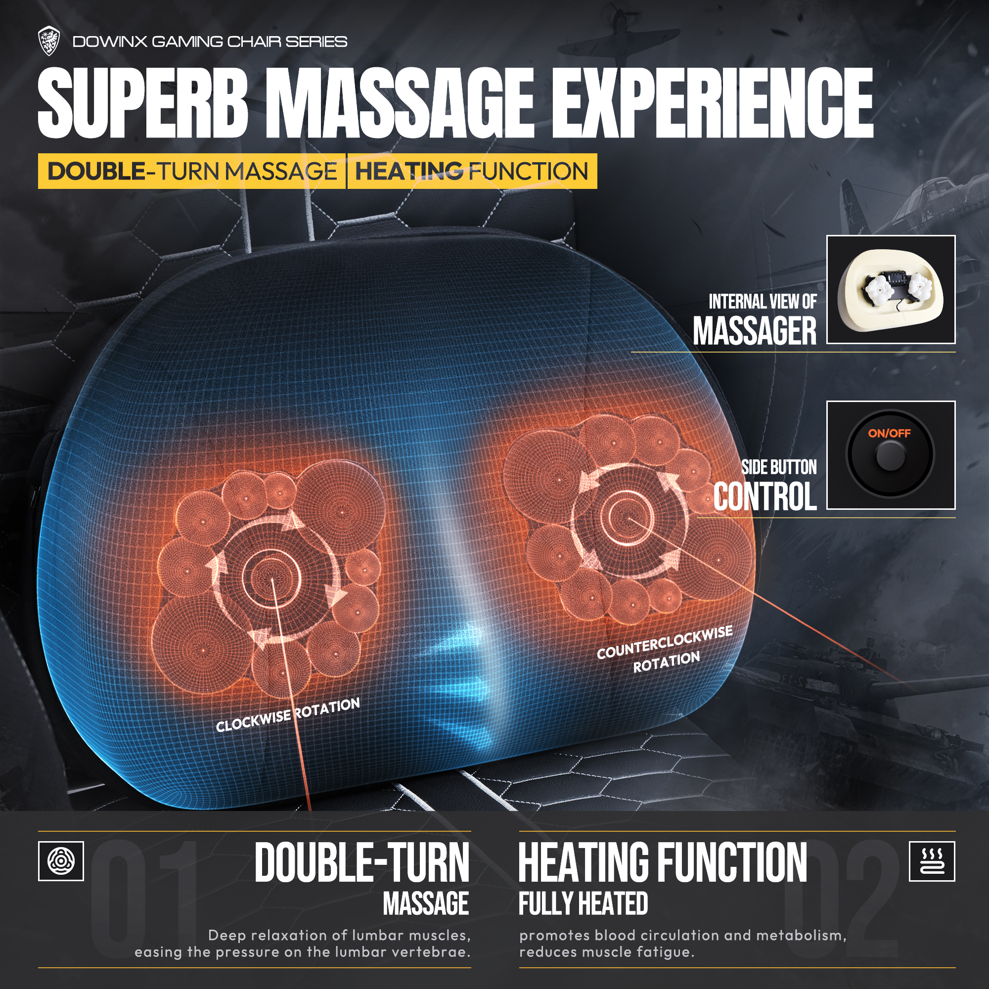 Ergonomic Gaming Computer Chai - Office Footrest Cushion บทวิจารณ์และราคา