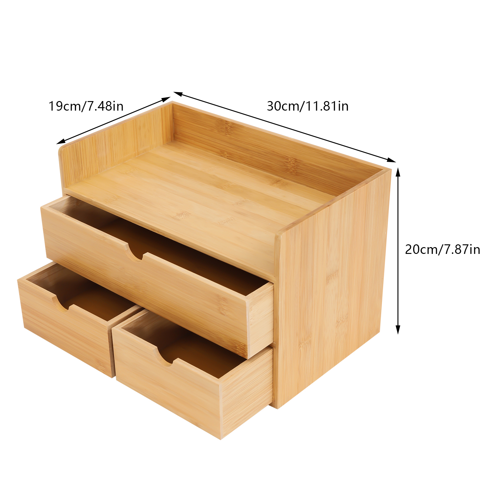 Bamboo Desk Organizer, with 3  - Office Furniture Brand บทวิจารณ์และราคา
